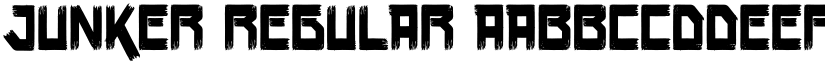 Junker Regular font