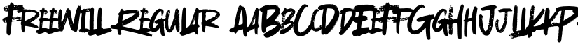 Freewill Regular font