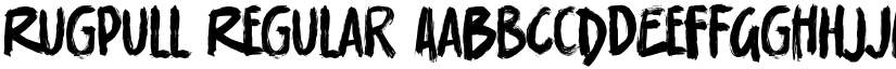 Rugpull Regular font