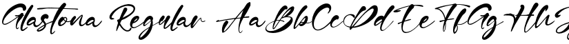Glastona Regular font