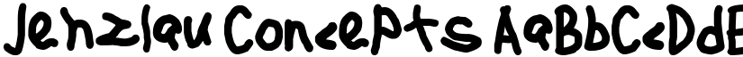 Jehzlau Concepts font
