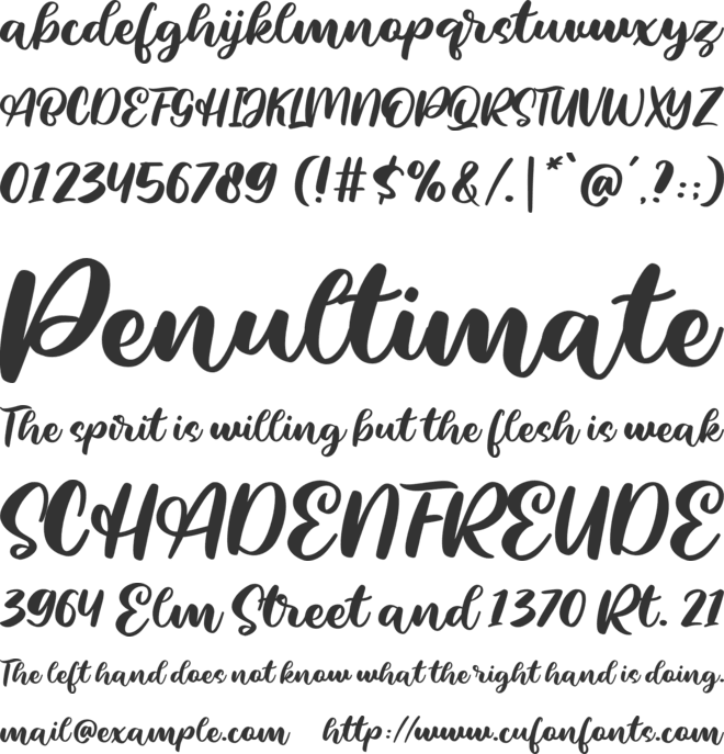 Artlantis font preview