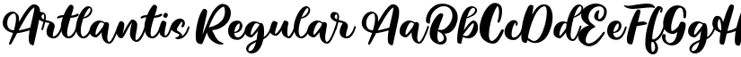 Artlantis Regular font