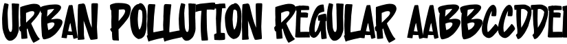 Urban Pollution Regular font