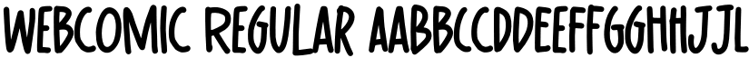 Webcomic Regular font