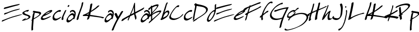 Especial Kay font