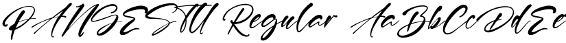 PANGESTU Regular font