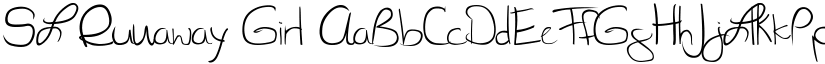 SL Runaway Girl font
