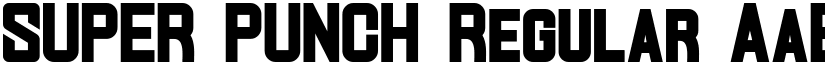 SUPER PUNCH Regular font