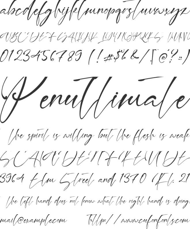 CINTA SEHATTI font preview