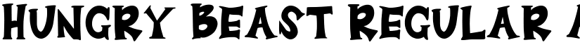 Hungry Beast Regular font