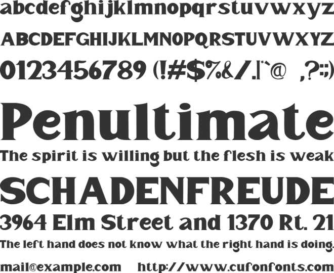 Mister Saefudin font preview