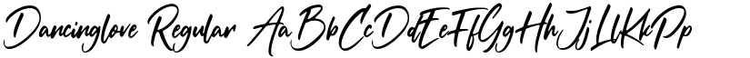 Dancinglove Regular font