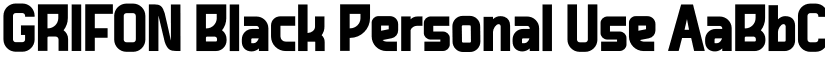 GRIFON Black Personal Use font
