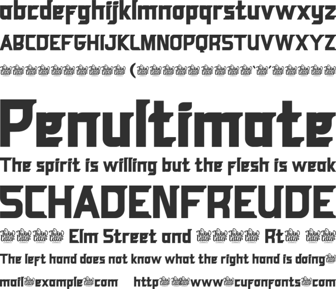 HERINA font preview
