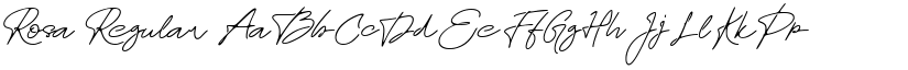 Rosa Regular font