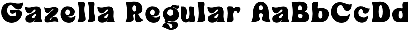 Gazella font download