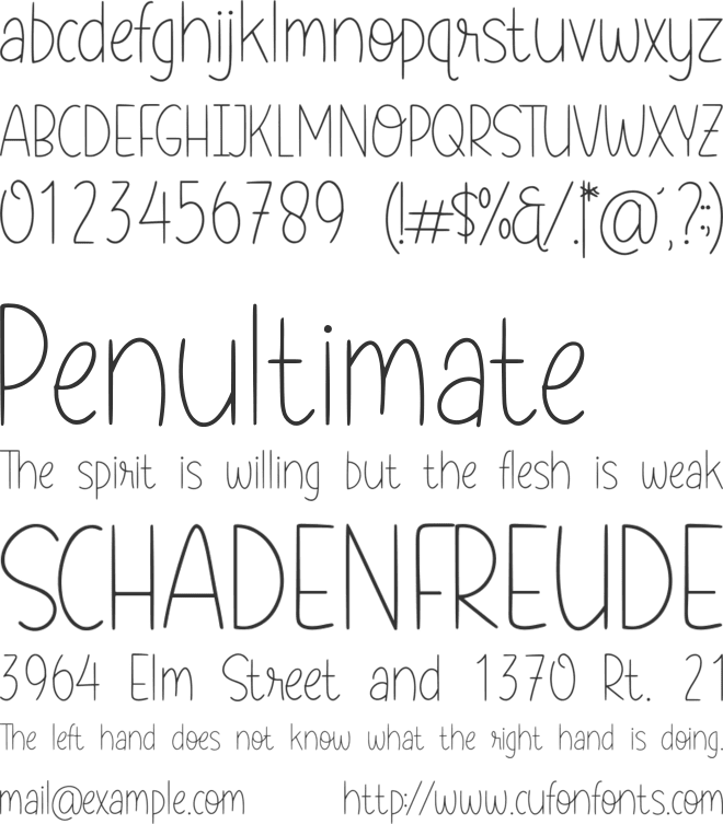 Historyline font preview