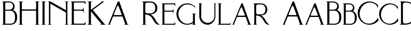 BHINEKA Regular font
