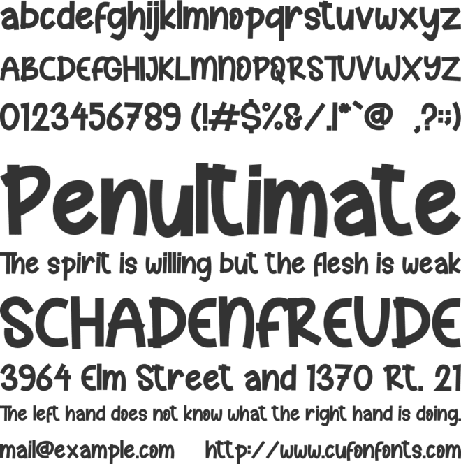 Tulis Yuk font preview