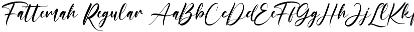 Fattemah Regular font