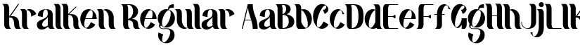 Kralken font download