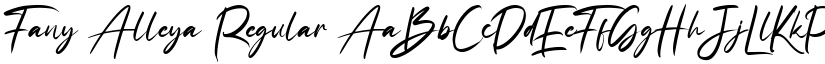 Fany Alleya Regular font