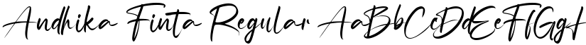 Andhika Finta Regular font