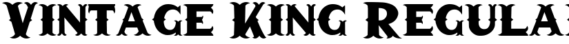 Vintage King Regular font