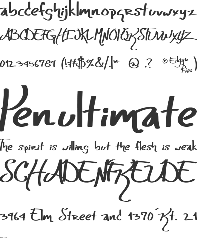 RiosedgxrNo font preview