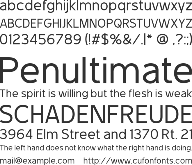 Ductape TO font preview