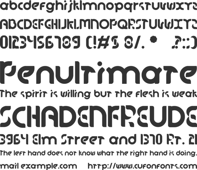 oblong font preview
