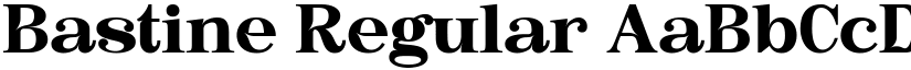 Bastine Regular font