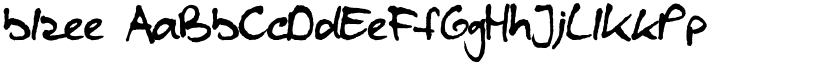 blzee font