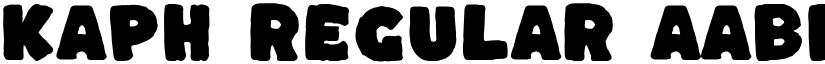 Kaph Regular font