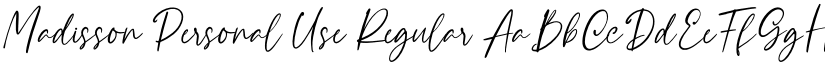 Madisson Personal Use font download
