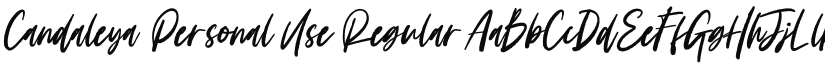 Candaleya Personal Use font download