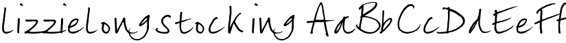 lizzielongstocking font