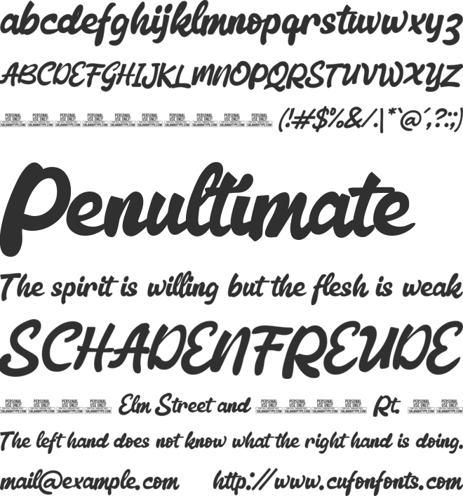 Archolate font preview