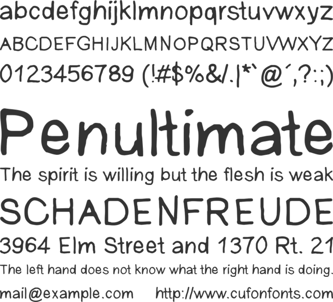 AnkeSans font preview