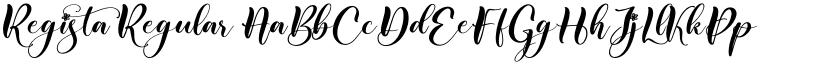 Regista Regular font