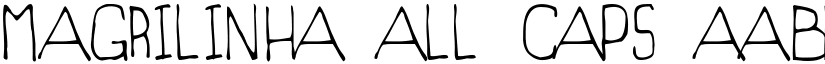 Magrilinha All Caps font