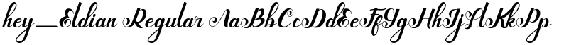 hey_Eldian Regular font