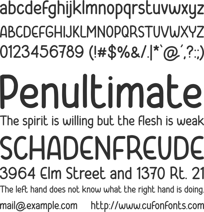 Small Memory font preview