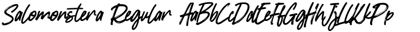 Salomonstera Regular font