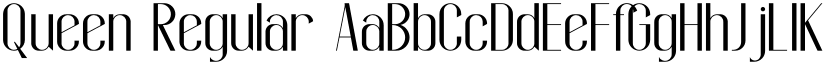 Queen Regular font