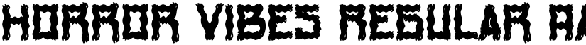 Horror Vibes Regular font