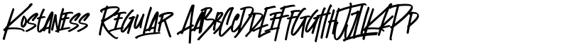 Kostaness font download