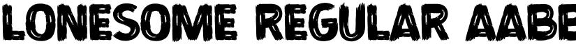 Lonesome Regular font