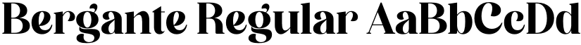 Bergante Regular font